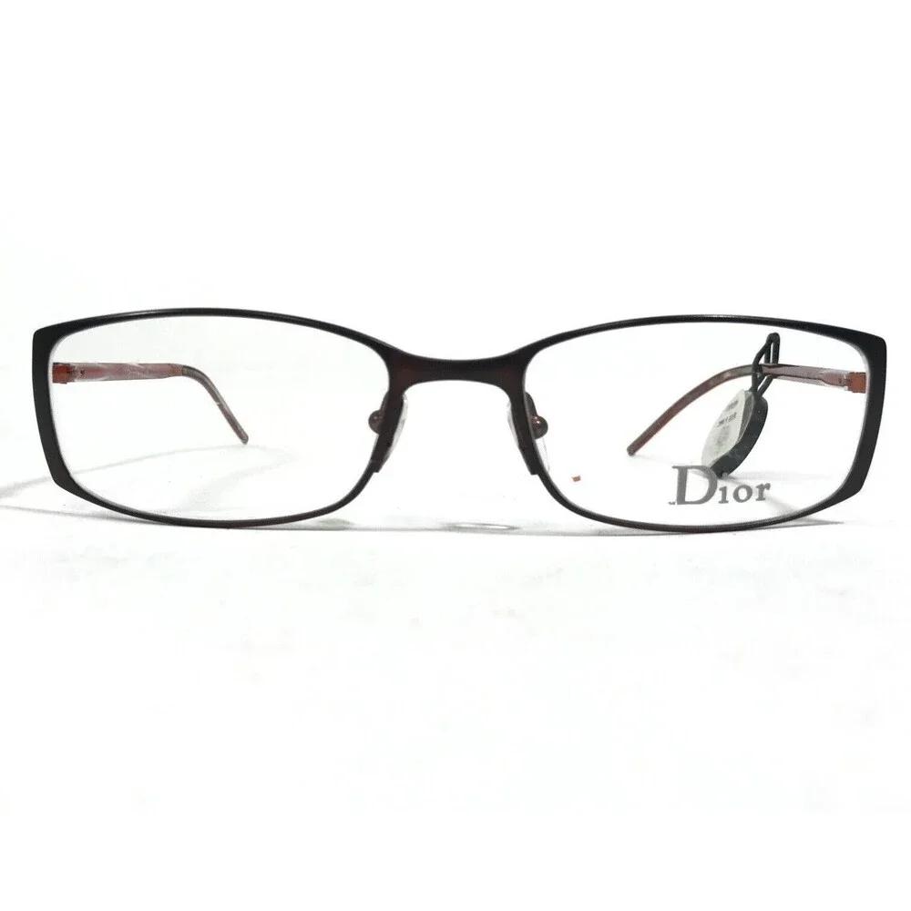 Christian Dior Eyeglasses Frames CD3600/N Brown Red Rectangular 53-18-135